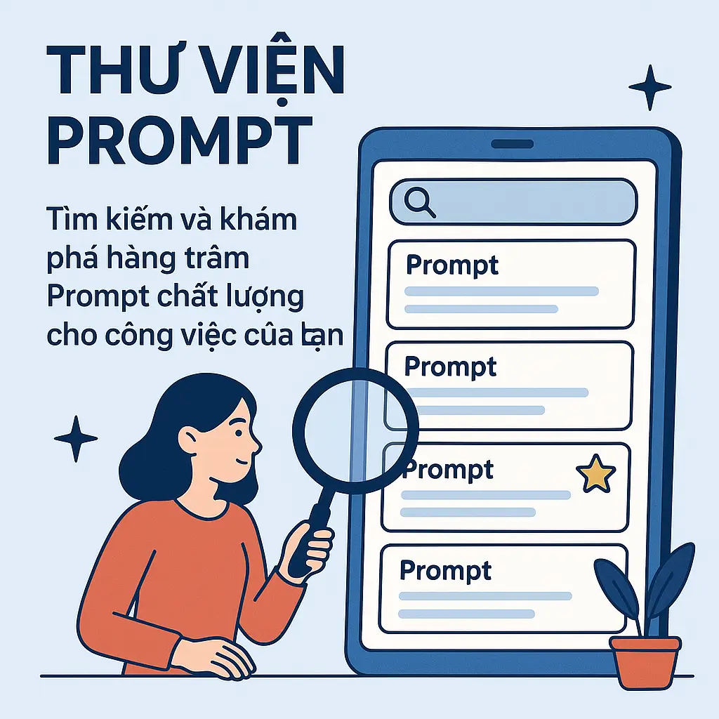 Ảnh minh họa Thư viện Prompt